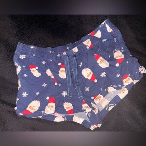 Santa PJ shorts Large